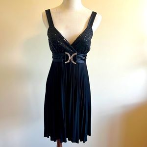 Taboo Black Cocktail Dress, Size Medium